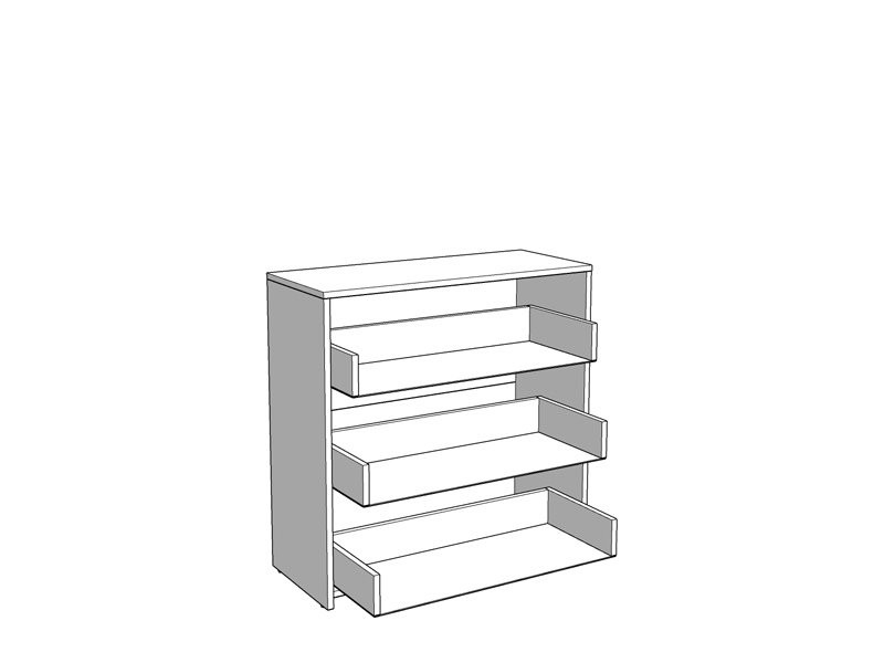 Комода ВАРАДЕРО 3Ф 