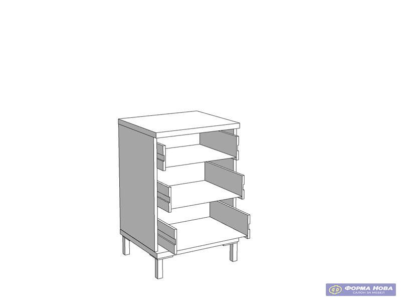 Ноќно ормарче МОНДЕГО НО3Ф 
